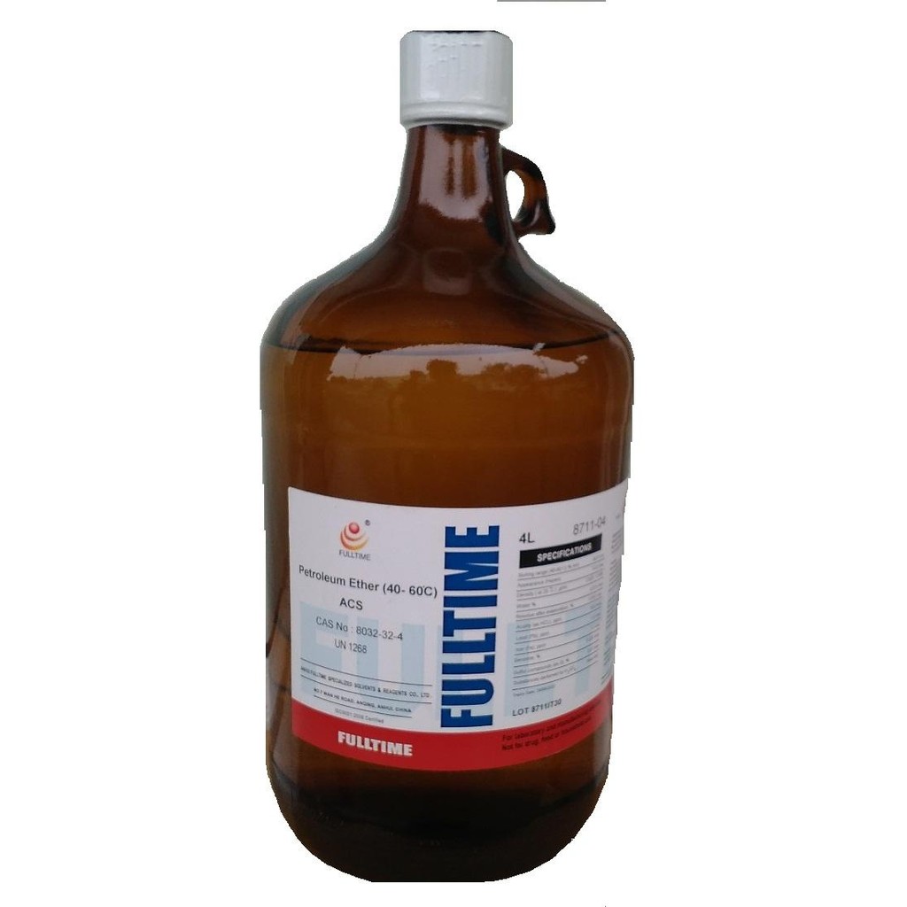 Petroleum Ether Acs For Analysis Cap 4 Liter Fulltime 8711-04 Eter