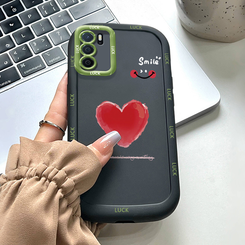 Casing Hp untuk OPPO A16 A16s A54s Case Casing HP Softcase Puff Kasing ponsel Drop silikon tahan Jel