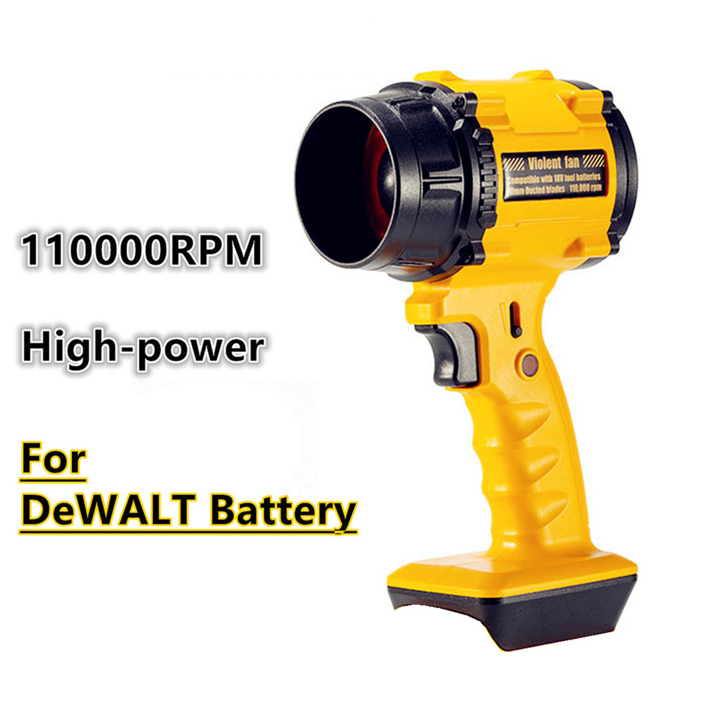 For Dewalt 20V 18V Battery Violent Fan 110000RPM Air Blower High-Power Jet Turbo Fan Duster Leaf