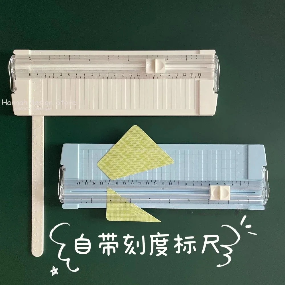 

Cute Multifunction Journal Paper Cutter DIY Student Handmade A5 Bidirectional Cutter Knife Art Tool