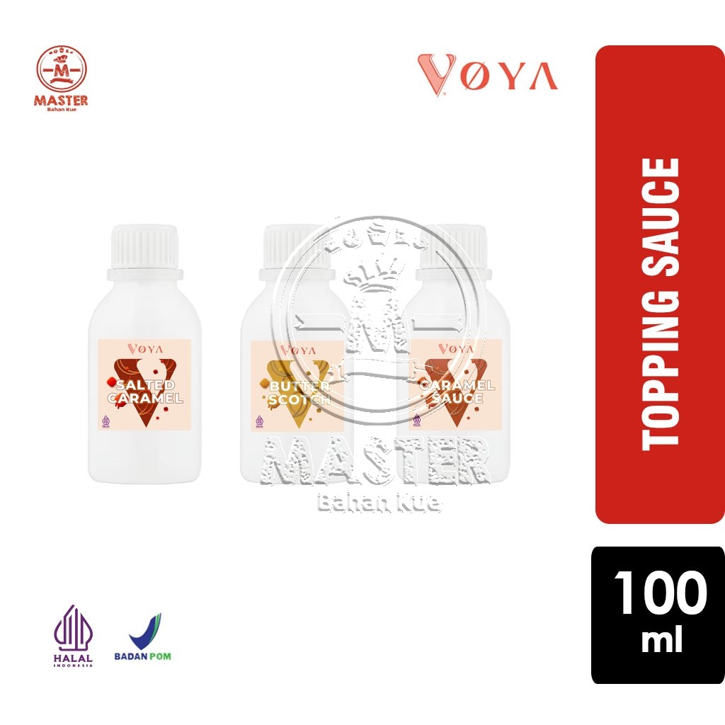 

Topping Minuman VOYA Sauce Saus Caramel / Salted / Butterscotch Toping [Sample 100ml]