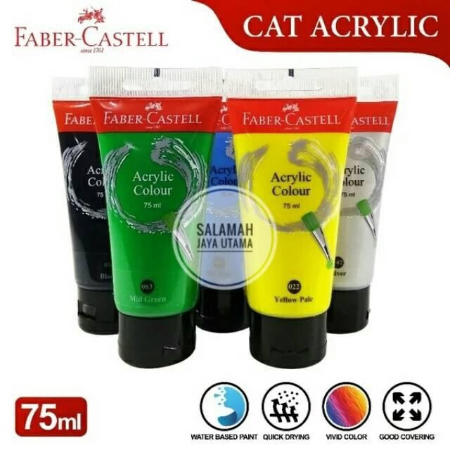

Acrylic Colours 75ml Faber Castell / Cat Acrylic 75ml Faber Castell