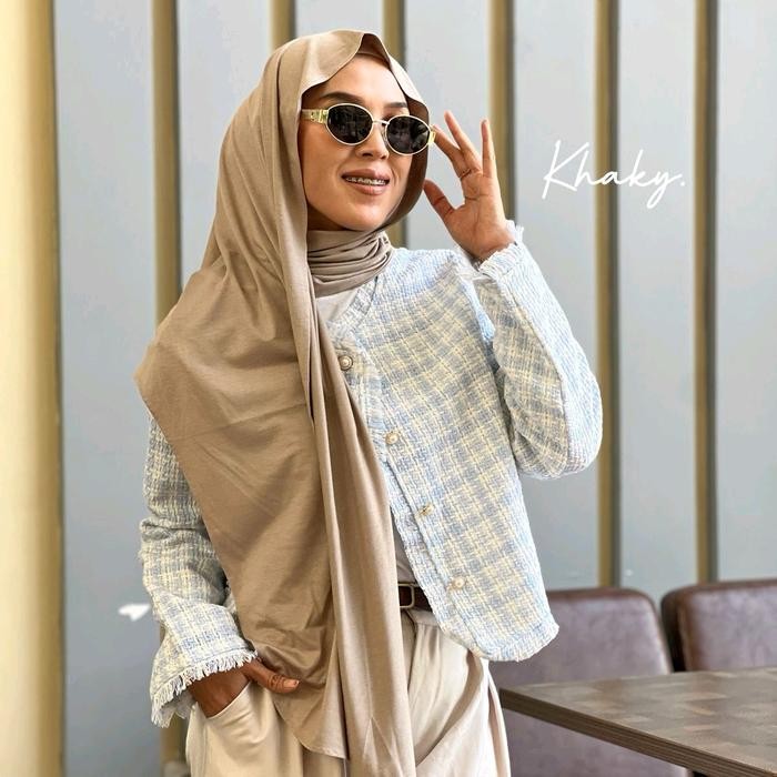 (Allthebest) LR HIJAB-PASMINA OVAL KAOS RAYON PASMINA KAOS RAYON OVAL LR (PASMINA VIRAL) PASMINA