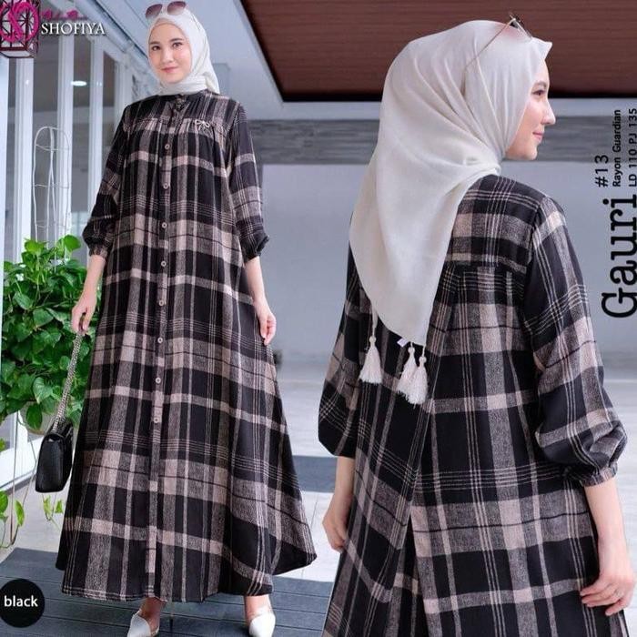 (Allthebest) Gamis Wanita Terbaru 2024 Gamis Lebaran Gamis Gege Rayon Diamond
