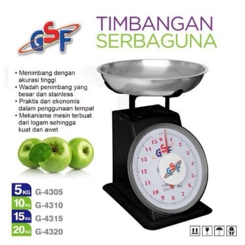 GSF TIMBANGAN BUAH 10KG GSF 4310 TIMBANGAN DAGANG STAINLESS MURAH
