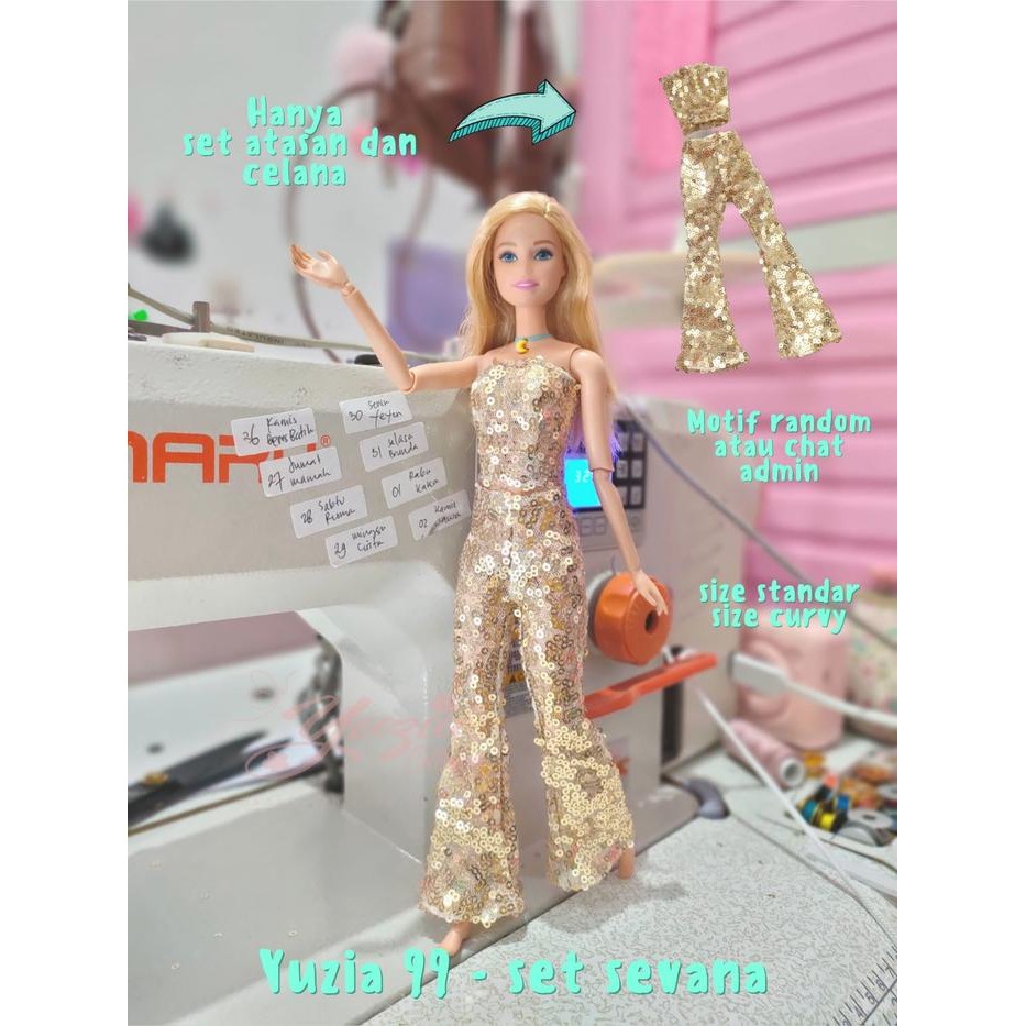 Yuzia99 - Set Savana Baju boneka Handmade untuk boneka edisi movie (Hanya Baju)