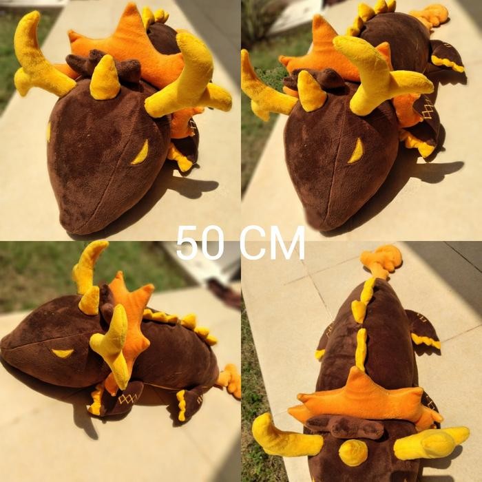 Morax Zhongli plushie doll boneka genshin impact