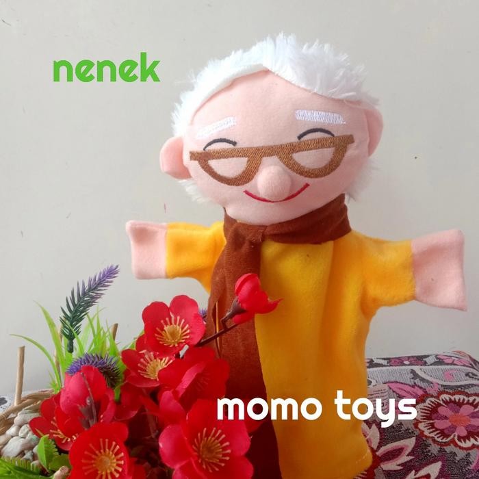 BONEKA TANGAN KARAKTER MANUSIA NENEK