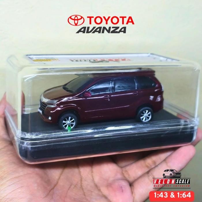 Diecast/Replika/Miniatur 3D Print Toyota Avanza Veloz / Avanza Facelift 2019-2022 Skala 1:43. Ready