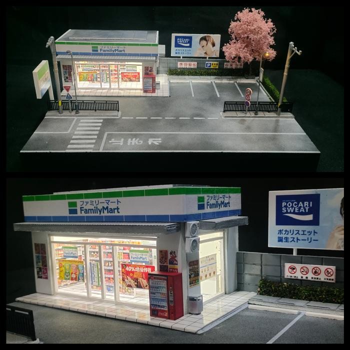 Diorama Japan Family Mart / Lawson / Seven Eleven V.02 (1/64)