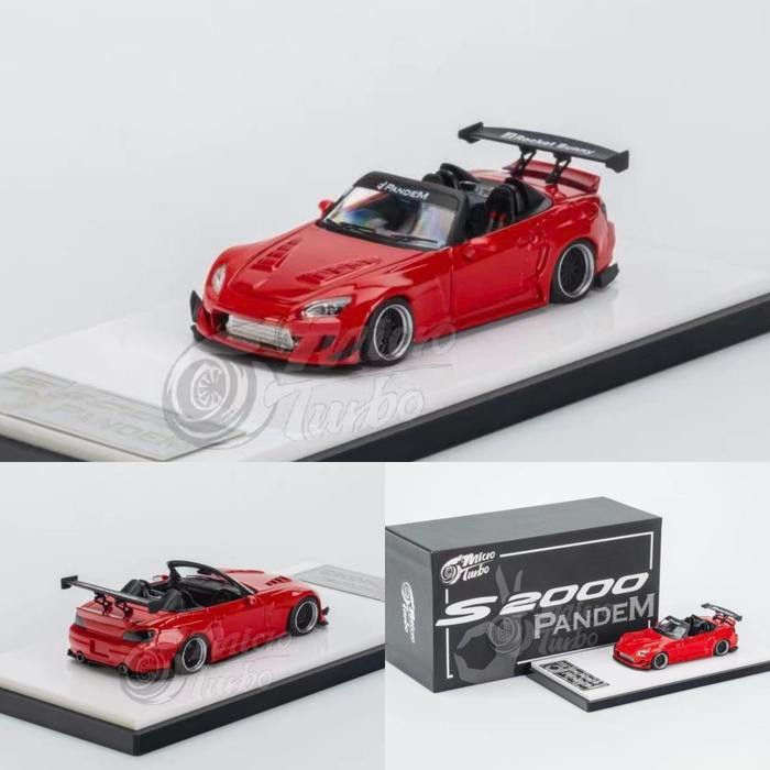 MICRO TURBO S2000 PANDEM RED DIECAST MICRO TURBO S2000 PANDEM RED