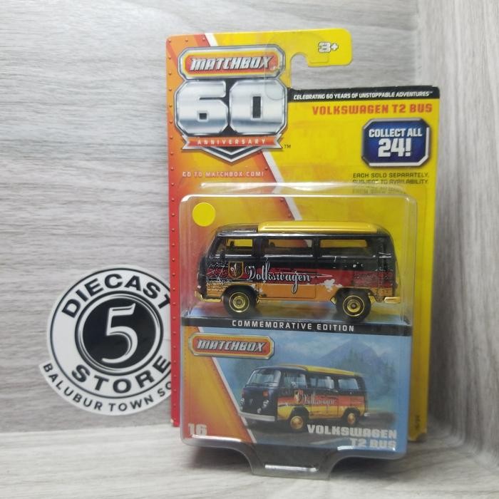 matchbox commemorative 60th vw volkswagen t2