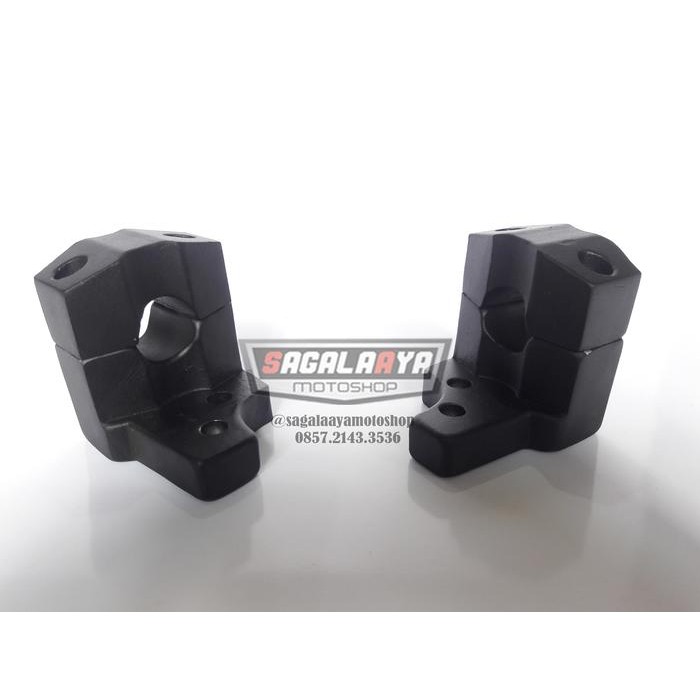 Raiser tegak adaptor stang motor bajaj pulsar p180 UG4 / P220