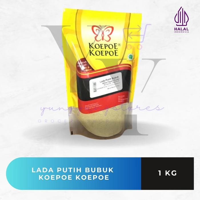 

Lada Putih Bubuk Asli Koepoe Koepoe 1 kg