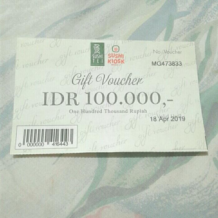 Voucher Sushi Tei / Sushi Kiosk