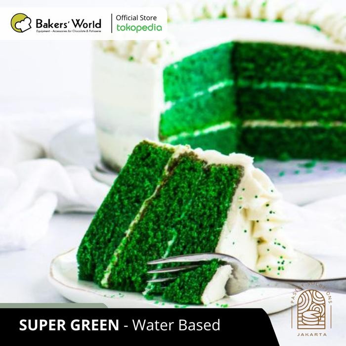 

Pewarna Makanan - Pastry Solution SUPER GREEN Water Soluble
