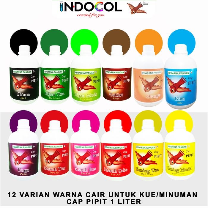 

PEWARNA MAKANAN CAIR CAP PIPIT (1 LITER)