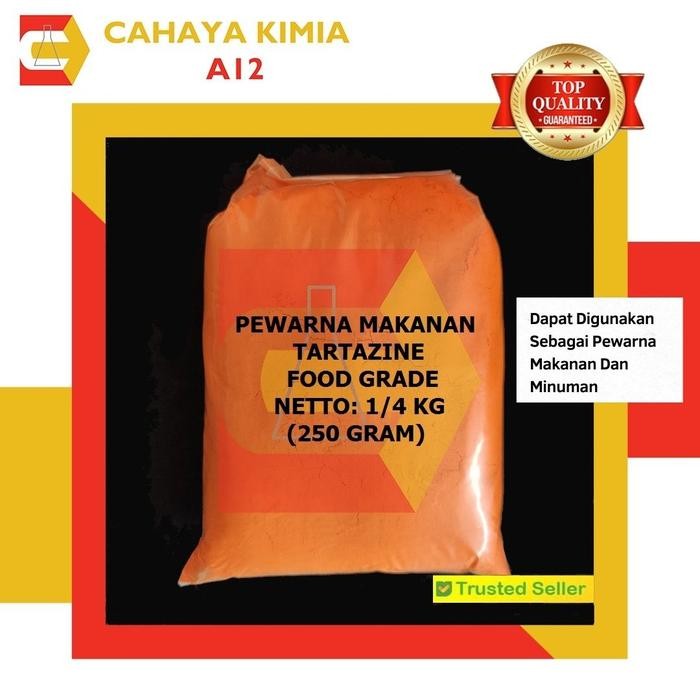 

Perwarna Makanan Tartazine - UNICOL (CI 19140) 250 gram (1/4 kg)