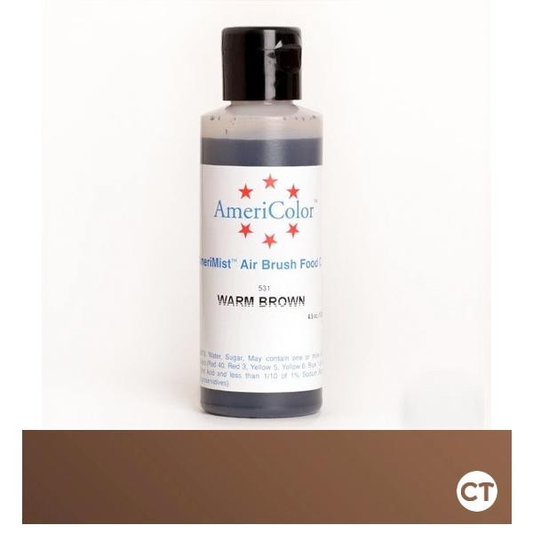 

Americolor Airbrush Food Color - Warm Brown 128gr