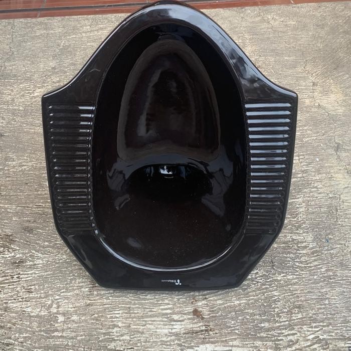 Kloset Jongkok Trilliun Jewel Black Hitam Lantai 1 / Closet Jongkok Semodel Ina Toto New Stok