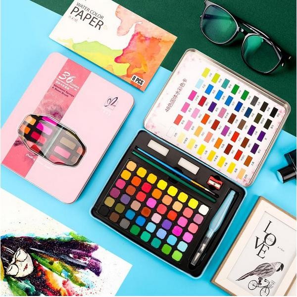 

Water Color Set Alat Cat Air Set (Termasuk Kuas Dan Kertas Gambar)