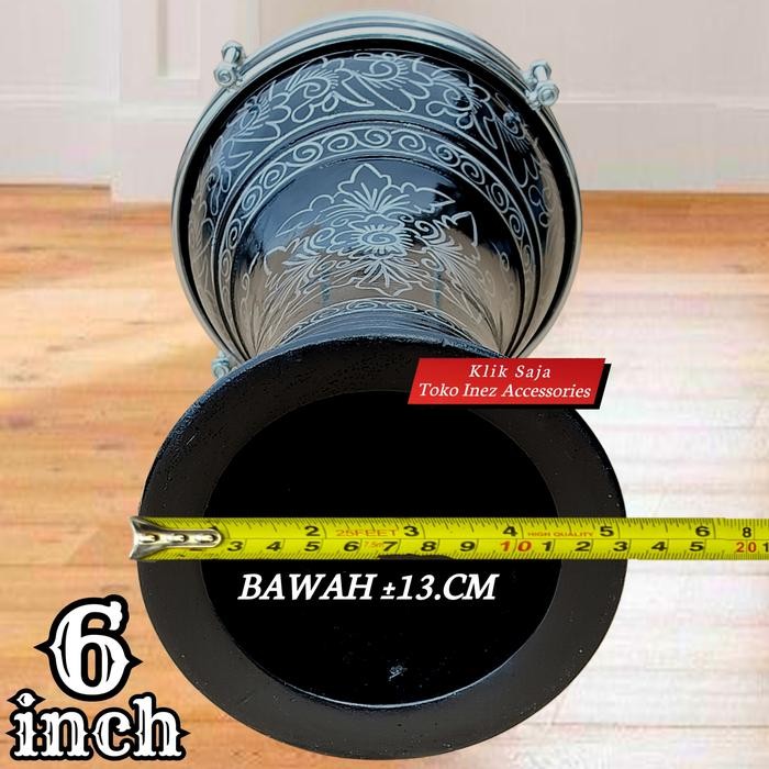 Termurah Dumbuk Pinggang Darbuka Anak Kecil Mika Putih 6 Inch