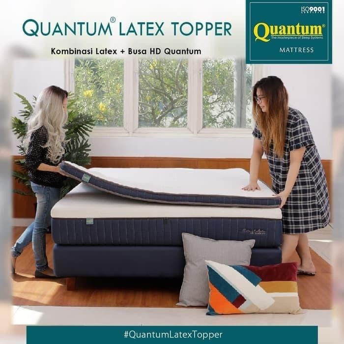 Quantum Topper Latex 8 Cm Pelapis Kasur Uk.140 X 200