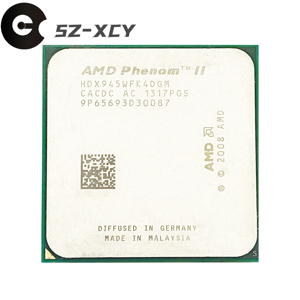 AMD Phenom II X4 945 95W 3.0GHz Quad-Core CPU Processor HDX945WFK4DGM /HDX945WFK4DGI Socket AM3