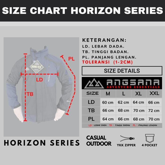 Jaket Angsana Outdoor Series Horizon Orange