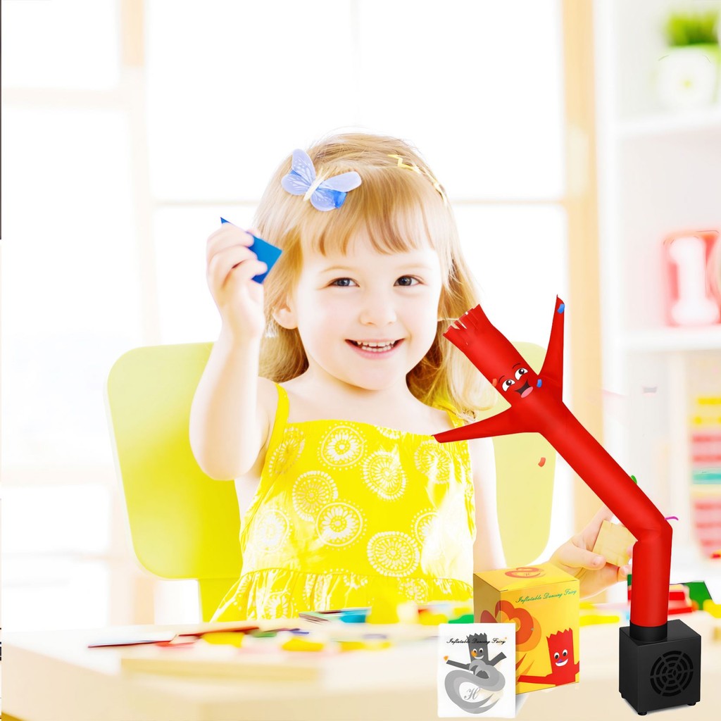 Easter Mini Inflatable Tube Man Gag Funny Gift For Kids Wacky Waving Inflatable Tube Guy With Blower