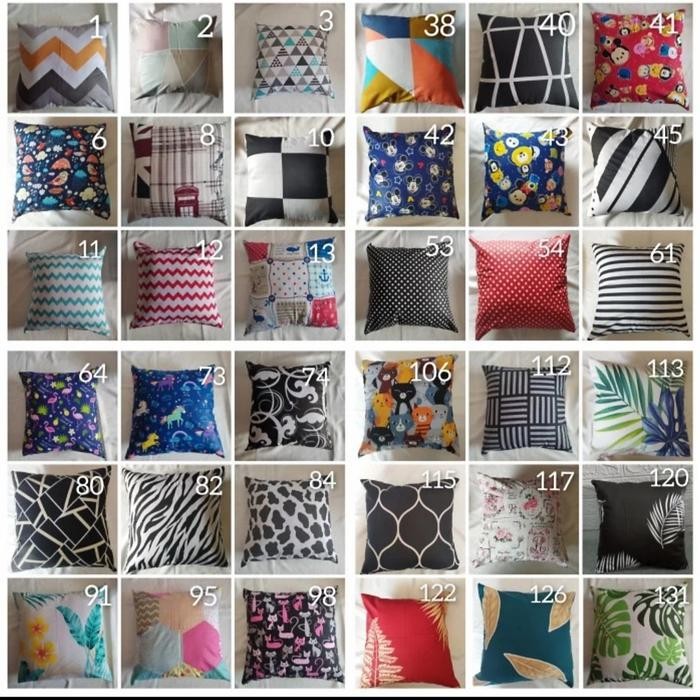 sarung bantal sofa 60x60