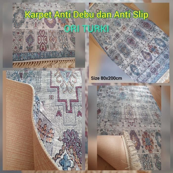 Karpet Anti Debu dan Anti Slip Karpet Turki