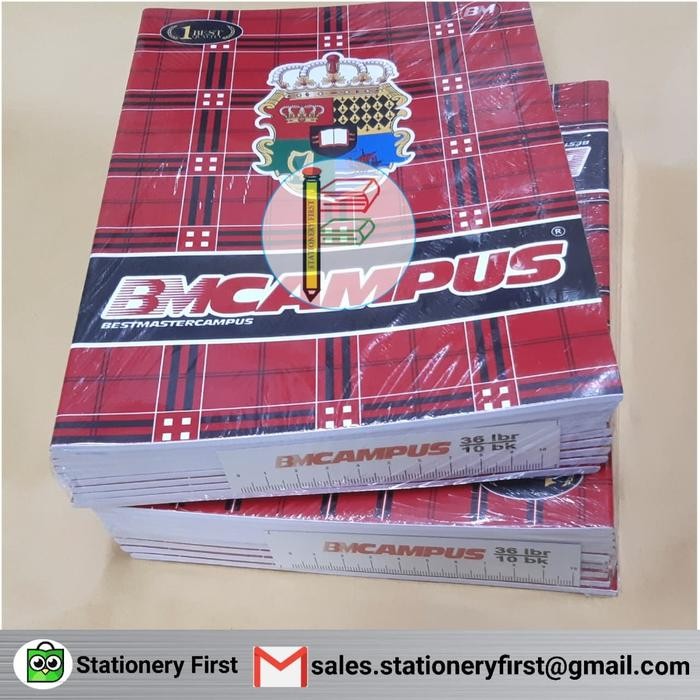

Buku Tulis Campus Bmc ( Maxi Campus) 36 Lembar 10 Buku