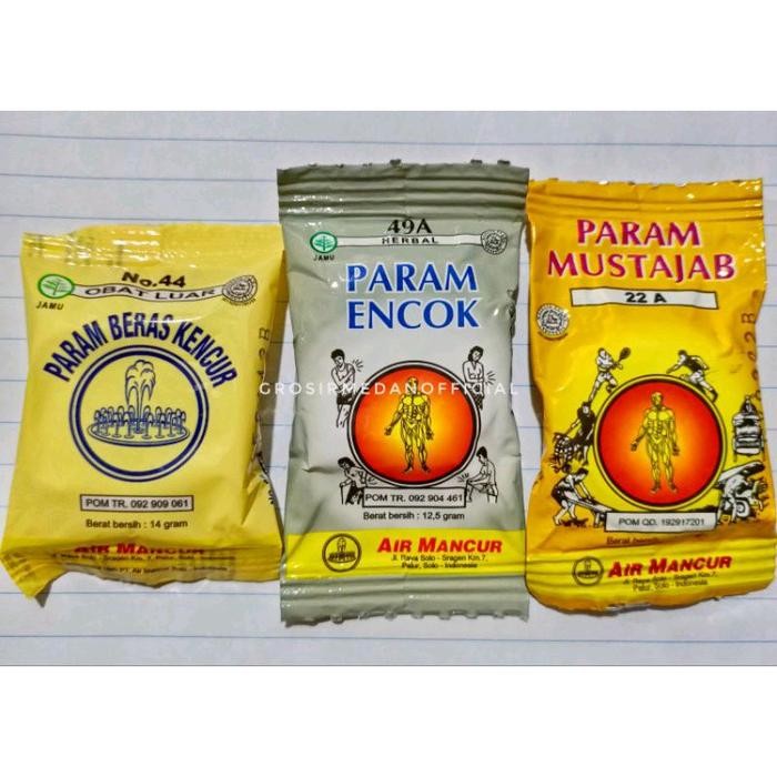 (Allthebest) PARAM BERAS KENCUR - PARAM MUSTAJAB - PARAM ENCOK - PAREM