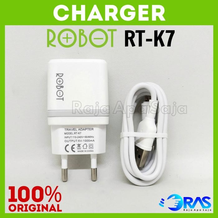(Allthebest) Charger Robot RT-K7 Casan Chasan Carger Android HP Micro Ori Murah