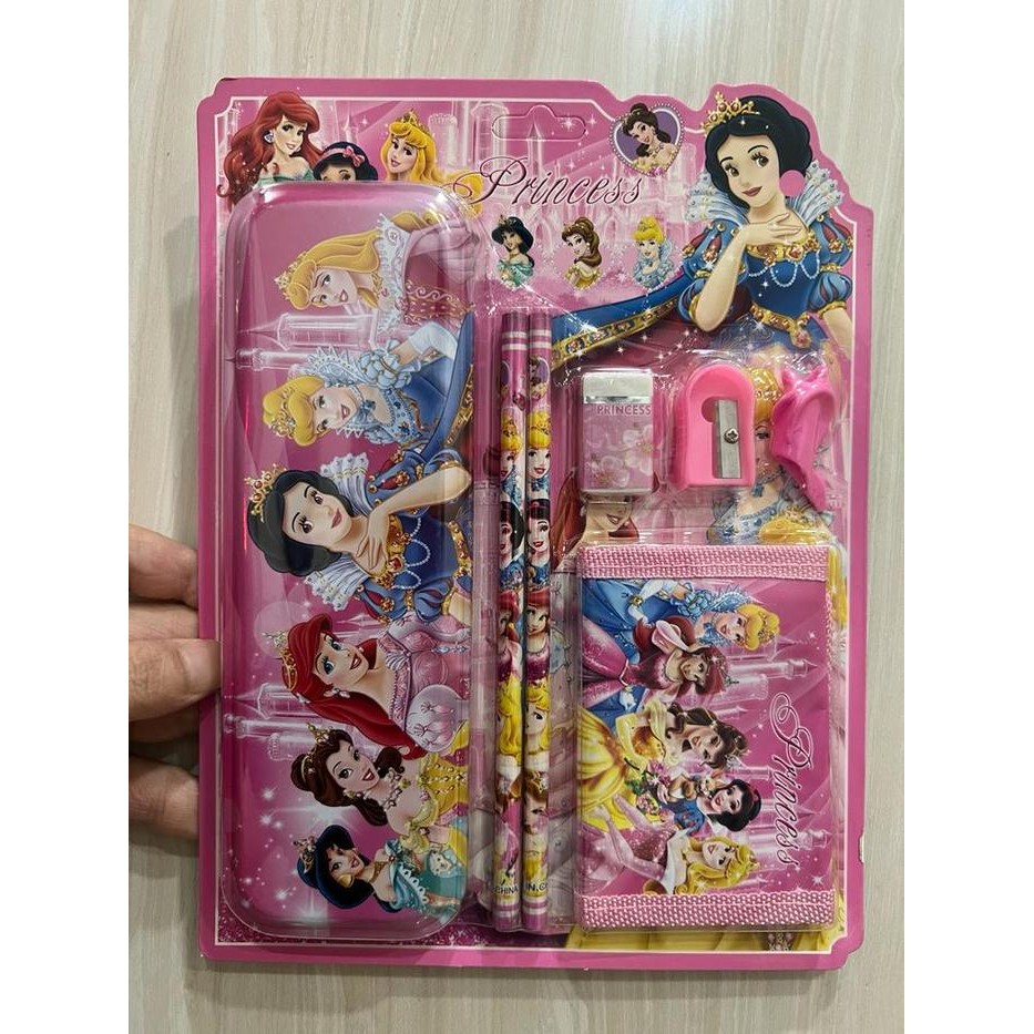 

ASLI Alat tulis Lengkap Anak Sekolah Pensil Set Lengkap Kado Anak Hadiah Untuk Anak Souvernir Anak