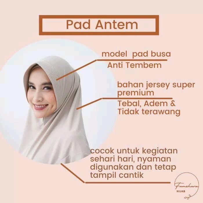 (Allthebest) (COD) SUPER JUMBO XXXXL HIJAB HAJI UMROH KHIMAR SYAR'I POLOS JERSEY PED ANTEM Kerudung