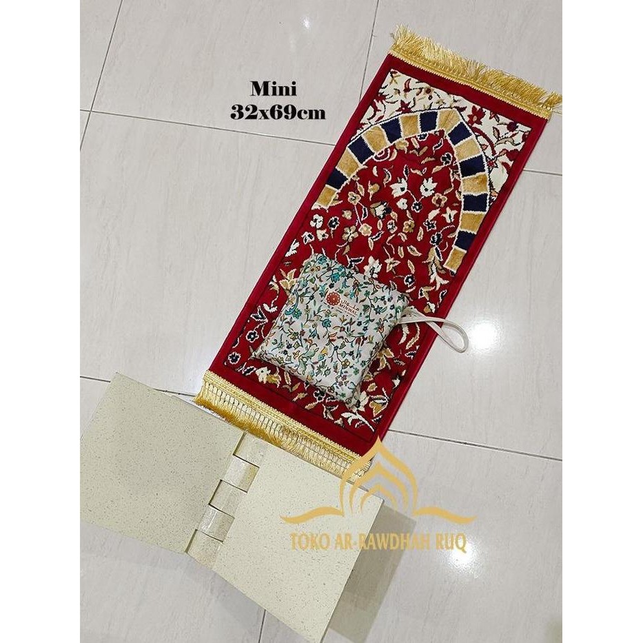 (Allthebest) Sajadah Rawdah Kecil/Mini/kepala madinah-001