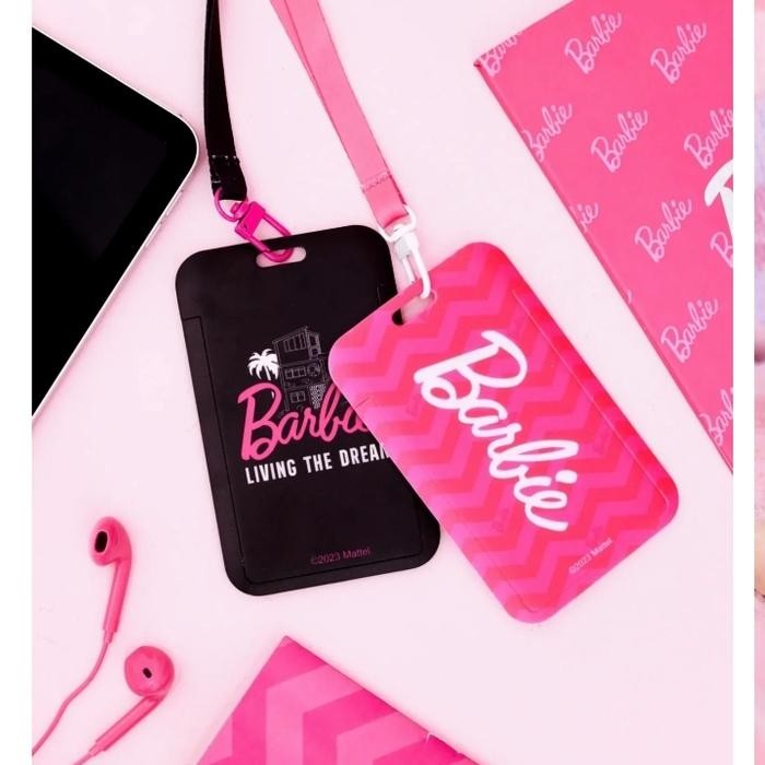 

READY Gantungan Kunci Tempat Kartu - Miniso Barbie Collection Card Holder NEW
