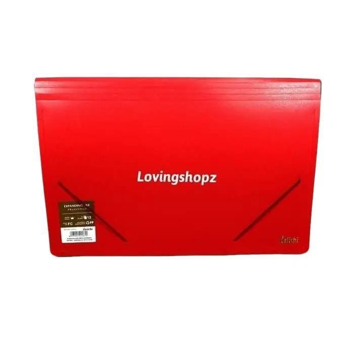 

Tas File Daiichi Expanding Dengan 12 Kantong Dan Sekat Pemisah - Plastik, Desk Kantor Stationery