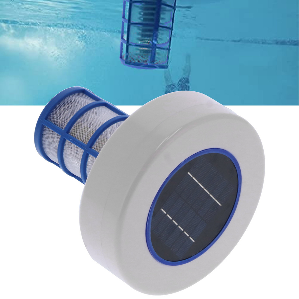 Solar Powered Pool Ionizer Cleaner Silver Ion Swimming Pool SPA Fountain Cleaner Swim Pool Cleaning