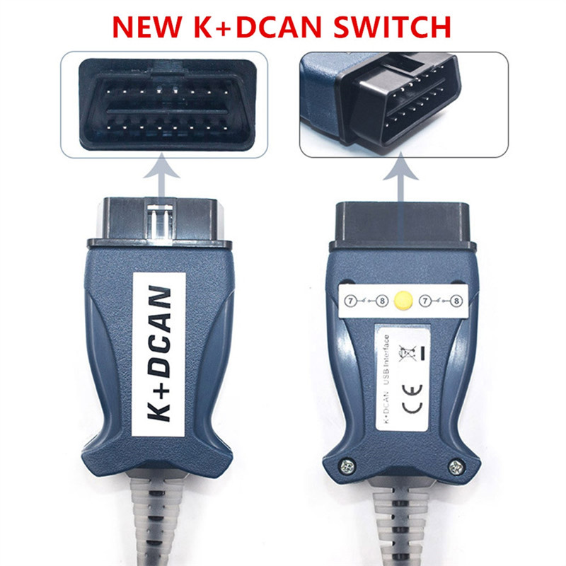 K Dcan K+ Can Ftdi Chip Usb Interface Cable For Bmw Obd2 Obd 2 Auto Car Diagnostic Tools Scanner