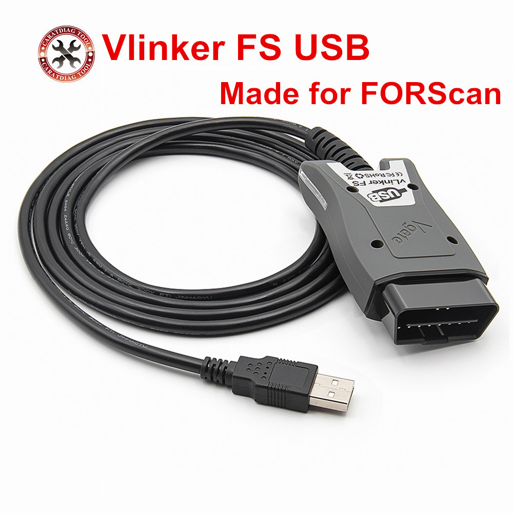 Professional Vgate Vlinker Fs Elm327 Usb Forscan Obd2 Automotive Scanner Obd2 Car Diagnostic Tools