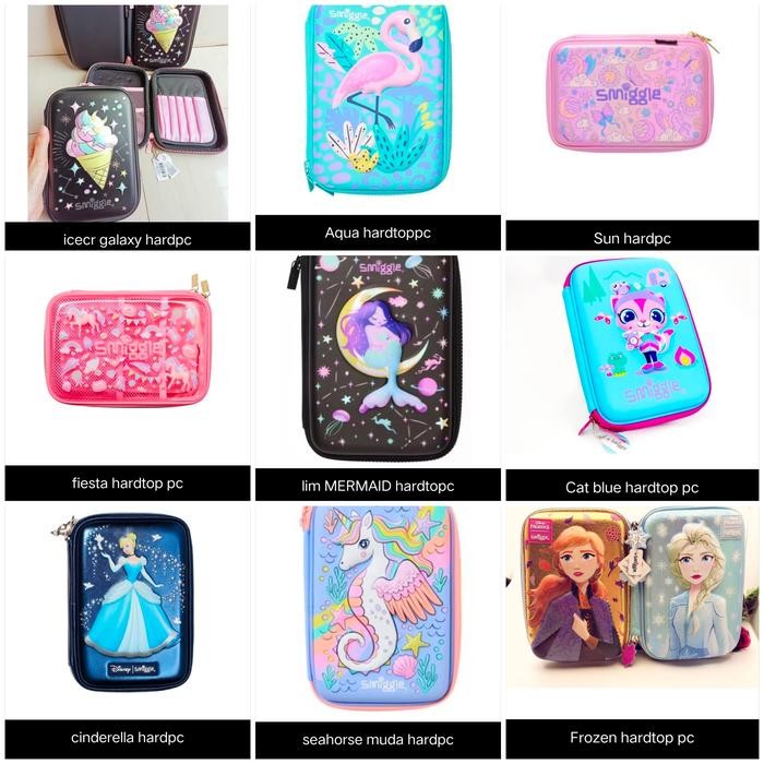 

SMIGGLE HARD TOP PENCIL CASE GIRL/ TEMPAT PENSIL ANAK PEREMPUAN/ KADO