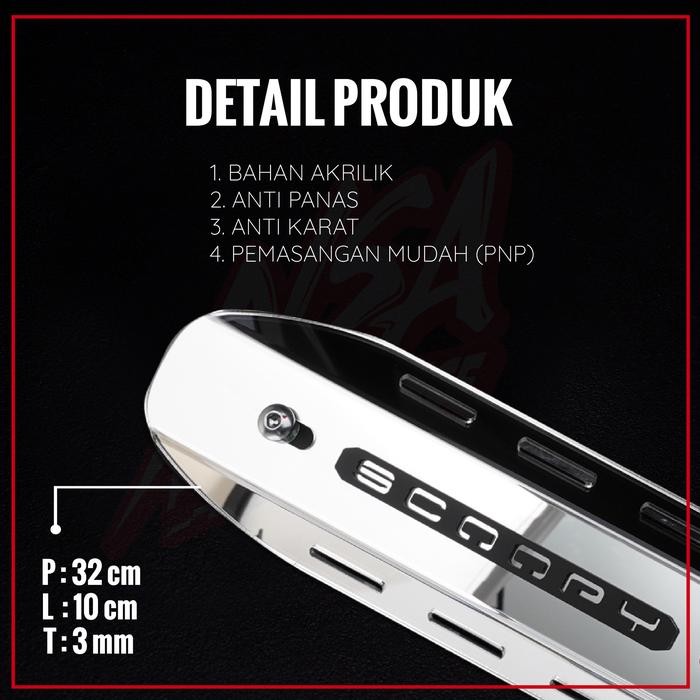 Nsa Cover Knalpot Scoopy Tutup Knalpot All Cover Knalpot Scoopy Tameng Knalpot Scoopy Baut