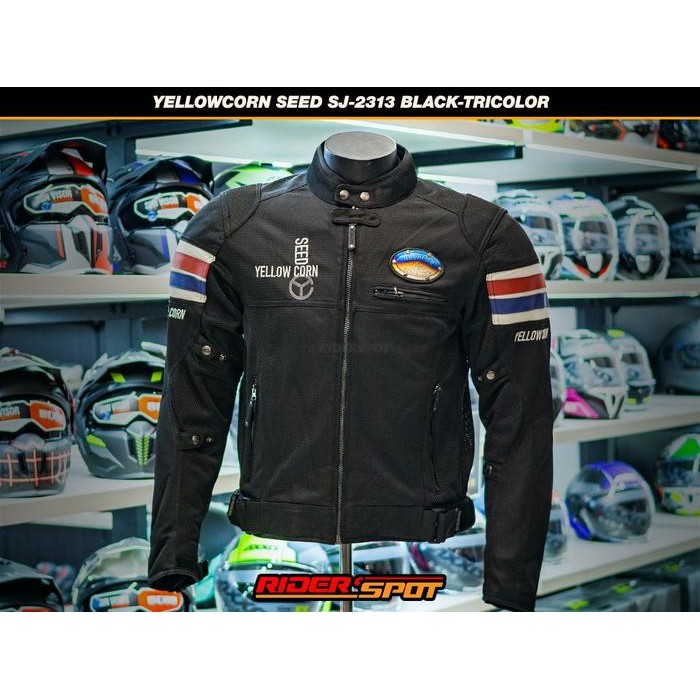 Jaket Motor Yellowcorn Seed Sj-2313 Bk/Trico Jacket Touring Ori