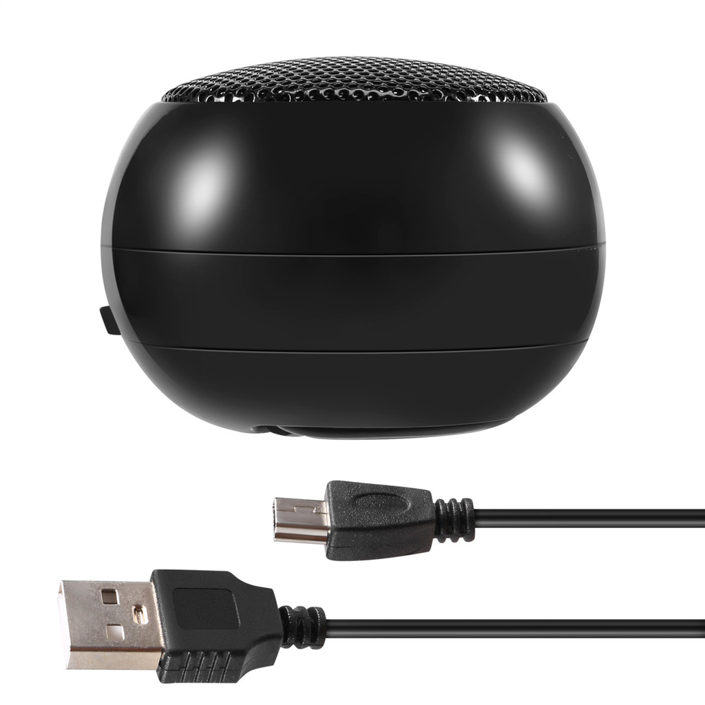 Mini Speaker Portable Rechargeable Travel Speaker with Aux Input Wired 3.5mm Headphone Jack
