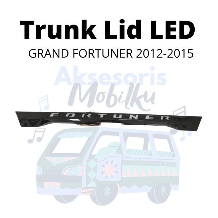 Menarik Trunklid Trunk Lid List Bagasi Mobil Grand Fortuner 2012-2015 Led