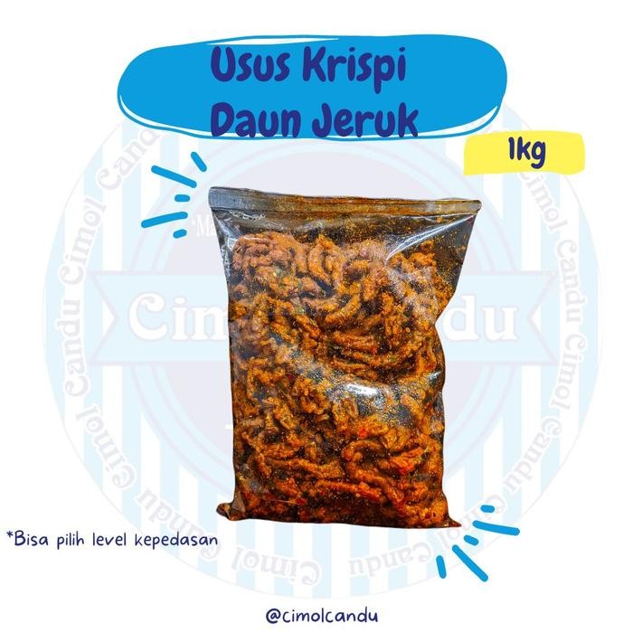 

USUS CRISPY PEDAS daun jeruk 1kg