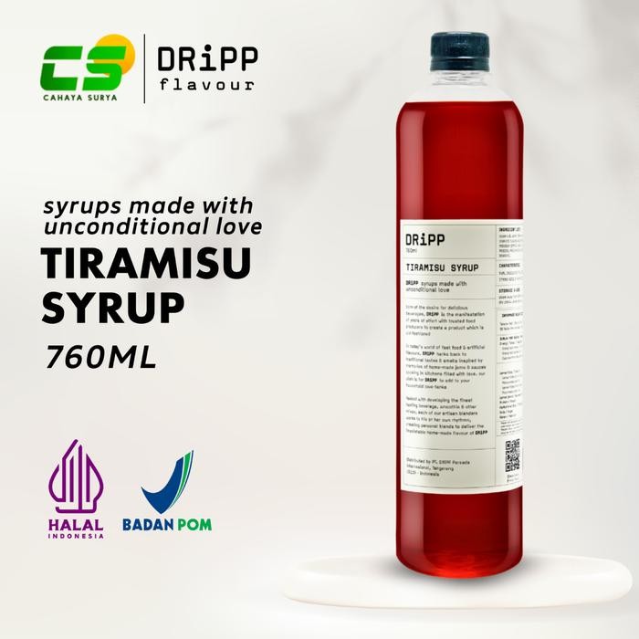 

Dripp Sirup / Syrup - Tiramisu Syrup 760 ml